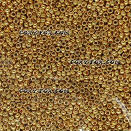 Бисер Preciosa Rocailles RH Metallic 18304 10/0 /I сорт/, уп. 50 г