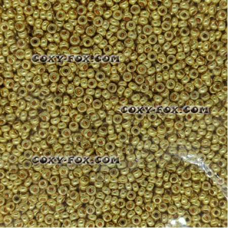 Бисер Preciosa Rocailles RH Metallic 18383 10/0 /I сорт/, уп. 50 г