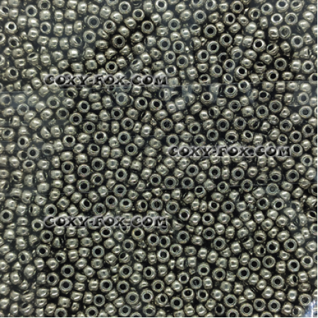 Бисер Preciosa Rocailles RH Metallic 18549 10/0 /I сорт/, уп. 50 г