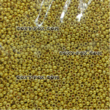 Бисер Preciosa Rocailles RH Metallic 18586 10/0 /I сорт/, уп. 50 г